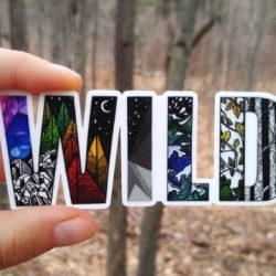 Wild Slice Sticker for Outdoor Gifts