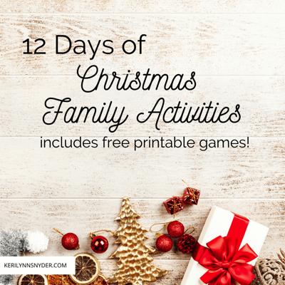 Free Printable Christmas Family Activities