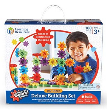 Learning Resources Gears! 100 Piece Deluxe Building Set