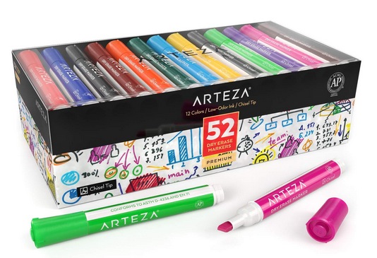 ARTEZA Dry Erase Markers, Bulk Pack