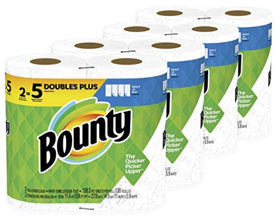 24 HUGE Rolls of Bounty Select-A-Size Paper Towels 