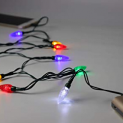 Christmas Lights Phone Charger Cord