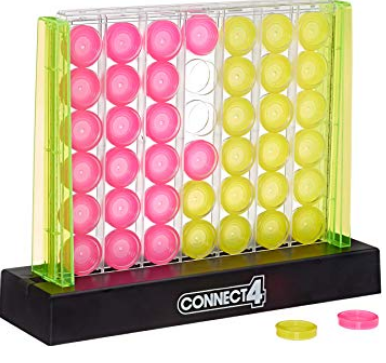 Hasbro Gaming Connect 4 Neon Pop Board Game