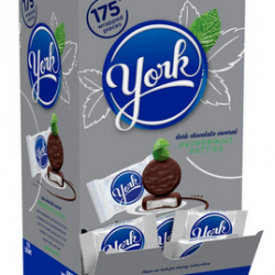 York Peppermint Patties Dark Chocolate Covered Mint Candy, 175 Pieces
