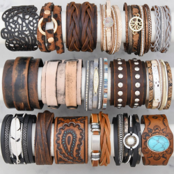 Leather Bracelets Collection