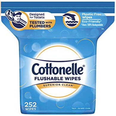 Cottonelle FreshCare Flushable Wipes for Adults