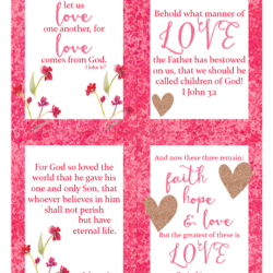 Free Scripture Love Printables