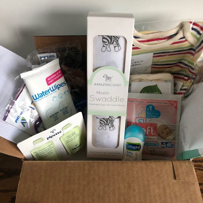what comes in the Amazon Baby Box