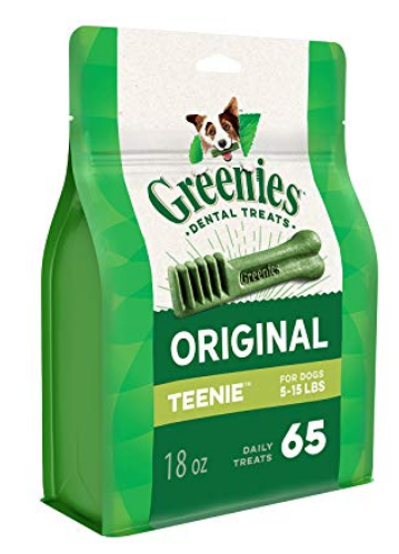 Greenies Original Teenie Natural Dental Dog Treats 