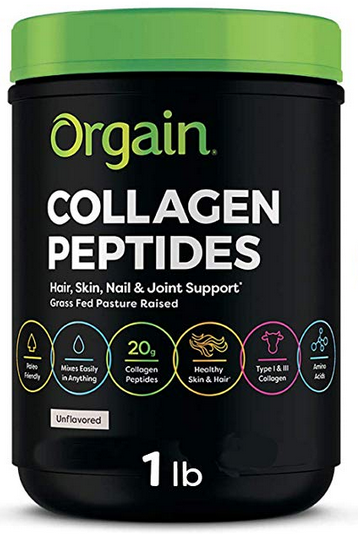 Orgain Grass Fed Hydrolyzed Collagen Peptides Protein Powder