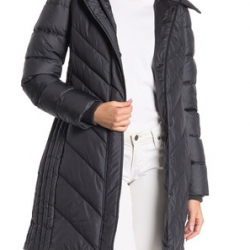 Larry Levine Hooded Puffer Jacket