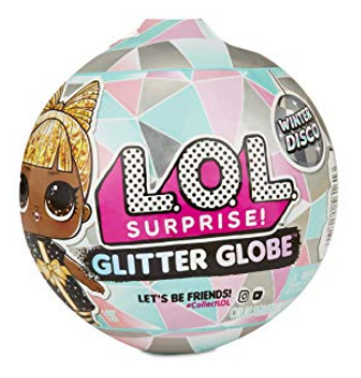 L.O.L Surprise! Glitter Globe Doll Winter Disco Series with Glitter Hair 