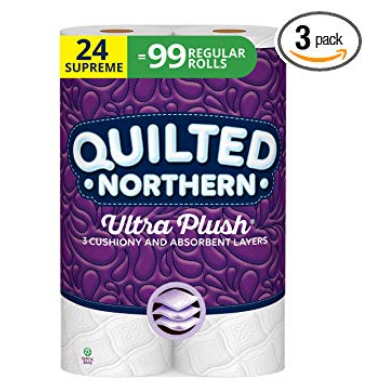 Quilted Northern Ultra Plush Toilet Paper, 24 Supreme Rolls