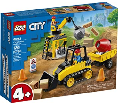 LEGO City Construction Bulldozer 60252 Toy Construction Set