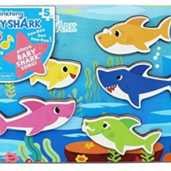 Pinkfong Baby Shark Chunky Wooden Sound Puzzle