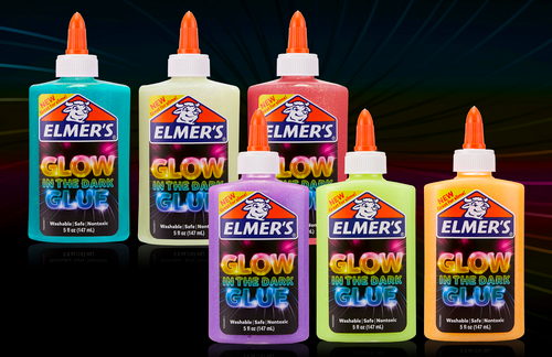 Elmer's Glow in the Dark Glue Variety Pack (6 count) only $9.99