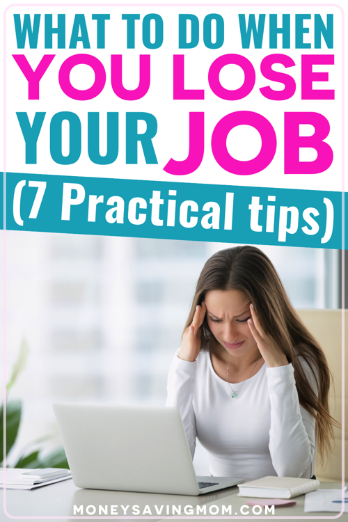 What To Do When You Lose Your Job