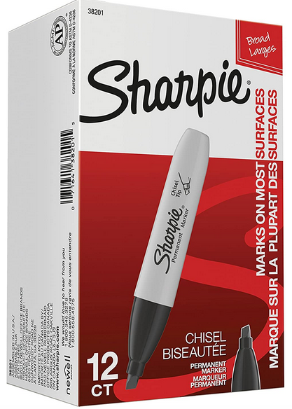 Sharpie Chisel Tip Permanent Markers