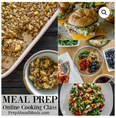 Meal Prep Online Cooking Class