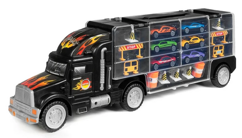 29-Piece 2-Sided Carrier Truck w/ 11 Accessories
