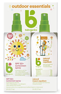 Babyganics Baby Sunscreen Spray 50 SPF and Bug Spray