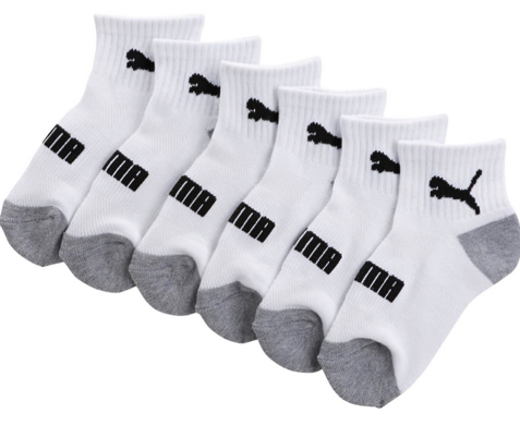 PUMA Socks 6-Pack as Low as $3.99