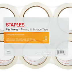 Staples® Lightweight Moving & Storage Packing Tape