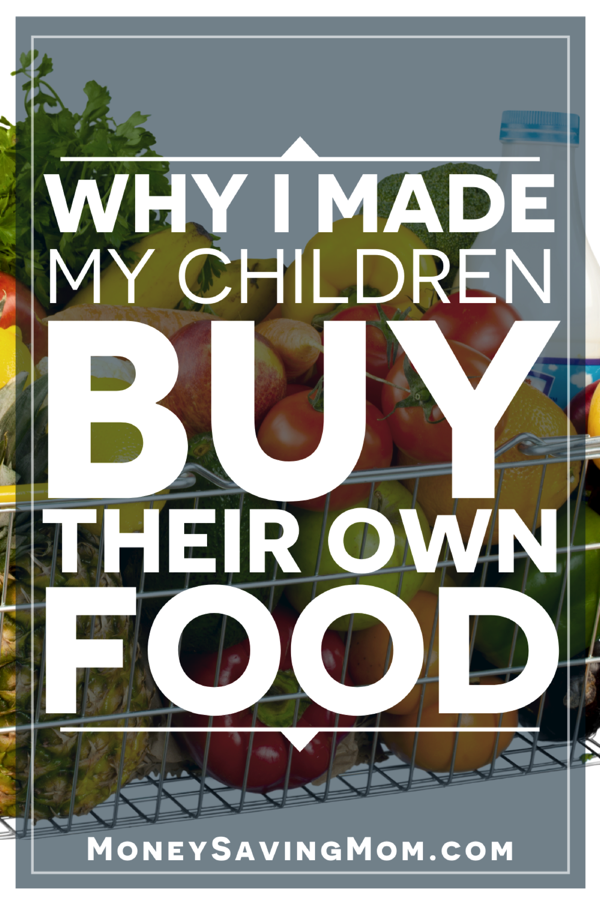 children buy their own food