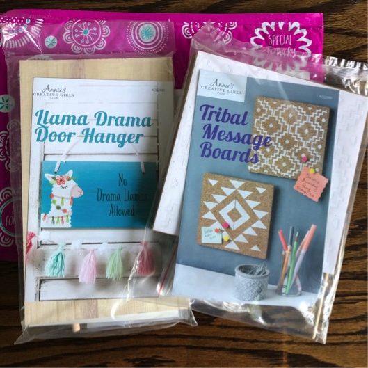 Creative Girls Club Llama Drama and Tribal Message Boards Kits