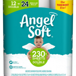 Angel Soft Toilet Paper, 12 Double Rolls