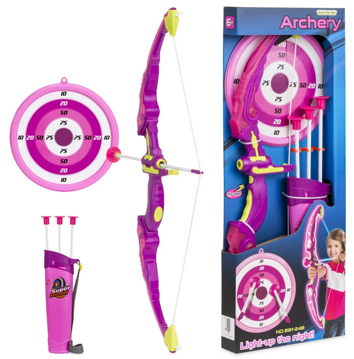 Kids 24in Light-Up Archery Toy Play Set