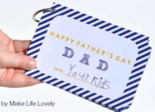 Free Printable Father’s Day Coupon Book