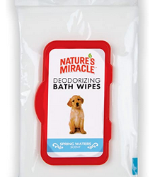 Nature's Miracle Deodorizing Bath Wipes for Dogs