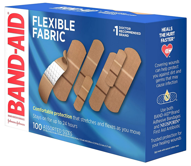  Band-Aid Brand Flexible Fabric Adhesive Bandages