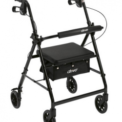 Drive Medical Rollator Rolling Walker with 6" Wheels