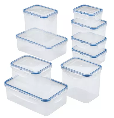  Lock n Lock Easy Essentials 18-Pc. Food Storage Container Set