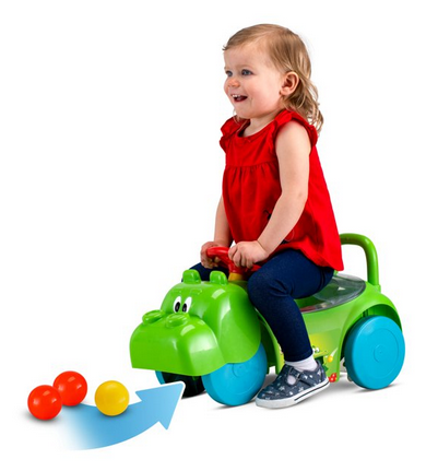 Hasbro Hungry Hungry Hippos 3 in 1 Scoot and Ride On Toy by Kid Trax