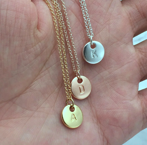 Delicate Initial Necklaces