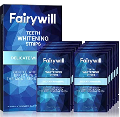 Fairywill Teeth Whitening Strip for Sensitive Teeth