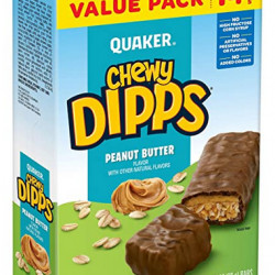 Quaker Chewy Dipps Chocolatey Covered Granola Bars