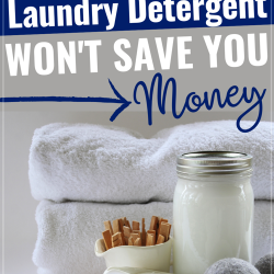 homemade laundry detergent doesn't save money