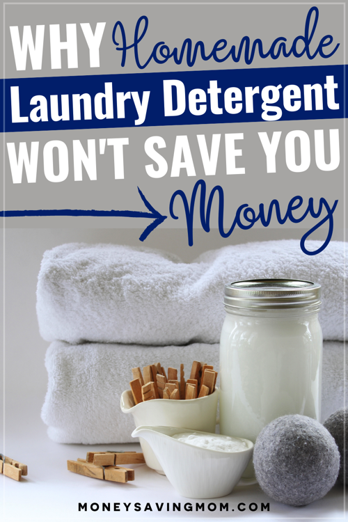 homemade laundry detergent doesn't save money