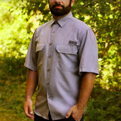 Realtree Men's Heathered Short Sleeve Fishing Shirt