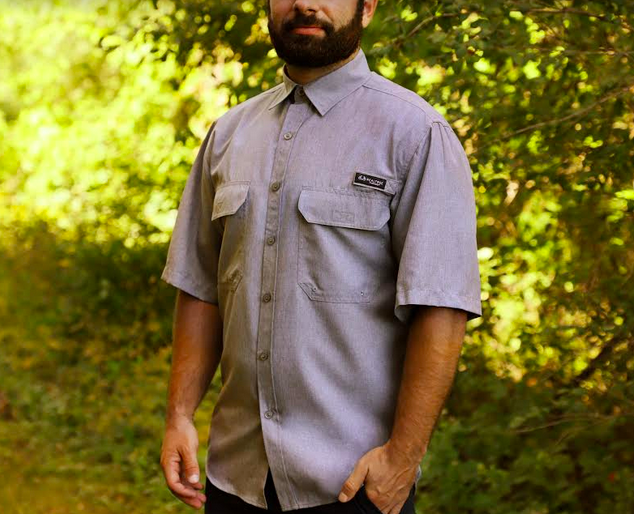 Realtree Men's Heathered Short Sleeve Fishing Shirt