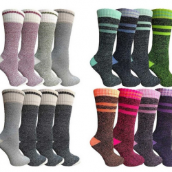 8 Pairs Women's Thermal Tube Socks