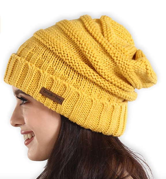 Brook + Bay Slouchy Cable Knit Beanie 
