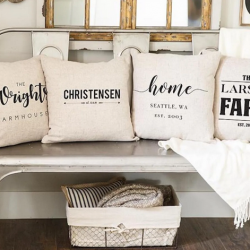 Personalized Farmhouse Pillow Cover