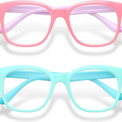2-Pack Kids Blue Light Glasses