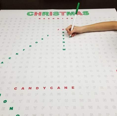 Giant Holiday Word Search/Crossword Puzzles