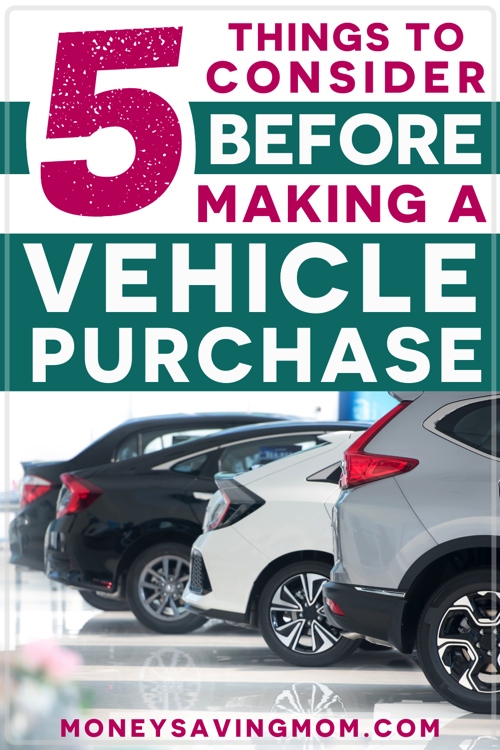 things to consider when buying a new car